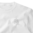 hetaTのhetaTゴジラ ワンポイントTシャツ