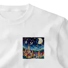 nico251のカラフルな夜 ワンポイントTシャツ