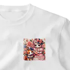 てんこもの猫子ちゃんと猫ちゃん可愛い二人 ワンポイントTシャツ