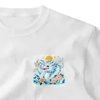 幸福龍神のカワイイ白りゅう。 One Point T-Shirt