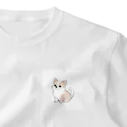 ganeshaのかわいい犬のバックグラウン One Point T-Shirt