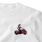 かるるんショップのバイクガール　モダンタイプ One Point T-Shirt