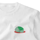 わがしやのもちもち・かしわもち（つぶあん） ワンポイントTシャツ