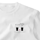 yuko_suzukiのニュートンの万有引力の法則と猫 One Point T-Shirt