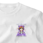 World_Teesのアニメガール - アニメと多分3人くらいしか興味がない ワンポイントTシャツ