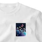 がーるずしょっぷの風船で宇宙にいった宇宙飛行士 One Point T-Shirt