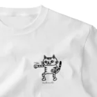 hadaconeko shopの正拳突き ワンポイントTシャツ