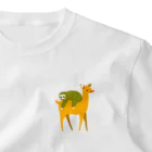 QROOVYのナマケモノくんとバンビさん（文字無し） One Point T-Shirt