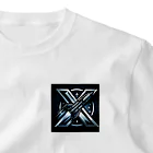 亀蘭タマムシのThe "X" when it comes to rockets. ワンポイントTシャツ