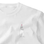 ふゃ〜のほんじつのしゅやくラッコ ワンポイントTシャツ