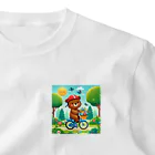 はむはむの自転車に乗ったクマ　人気アイテム　かわいい One Point T-Shirt