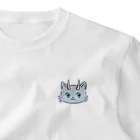 nyanconyのおにねこちゃん（灰） One Point T-Shirt