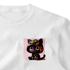 JAPAN THE HEROの黒猫ちゃん🩷ミリタリパーカー One Point T-Shirt