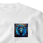 タカヤマ・サイトの青獅子の紋章・プライド　未来への勇気・アナザー ワンポイントTシャツ