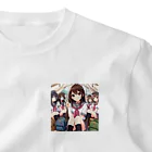 SWQAのjkキャンプ ワンポイントTシャツ