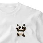 segasworksの功夫のパンダちゃん　ソロ No.2 ワンポイントTシャツ