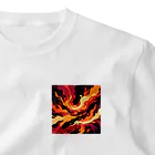 AI Fantasy Art Shopのart of fire② One Point T-Shirt