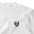 Funky Animalsのfunky cat ワンポイントTシャツ
