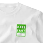 ノアの鳩胸公式SHOPのPASS　グリーン ワンポイントTシャツ