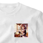 SWQAのjkうどんを食べる ワンポイントTシャツ