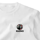 プレヒストリック・ワイルドのRHINO POWER ワンポイントTシャツ