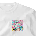 yozoraniyumeoの魔法スイーツ少女 ワンポイントTシャツ