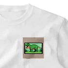 OTIRUBUTUBUTUのインテリアザウルス ワンポイントTシャツ