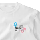 Café Roseraieの「It Takes Balls to be Trans」 ワンポイントTシャツ