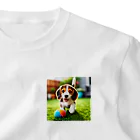 カジノ屋のビーグル犬キキちゃん ワンポイントTシャツ