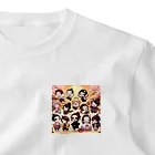 zakki-Rのゆるキャラ群　お江戸 ワンポイントTシャツ