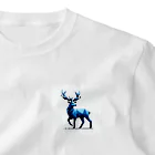 VCPのBLUEPOLYGON-DEER ワンポイントTシャツ