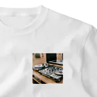 Creative Canvas-くリエイティブキャンバスのDj　機材 ワンポイントTシャツ