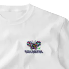 vertebra33のカラフル蝶 ワンポイントTシャツ