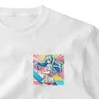 yozoraniyumeoの魔法サーファー少女 One Point T-Shirt