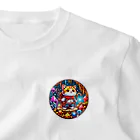 Coco&Mico Companyの冒険のドワーフキャット Tシャツ - 子ども用 One Point T-Shirt