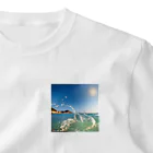 zakki-Rの暑い日本の夏 ワンポイントTシャツ