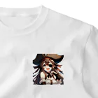 リリアのファンタジーのAI美少女リリアの海賊姿 One Point T-Shirt