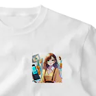 おっちゃんストアの美女投資家 ワンポイントTシャツ