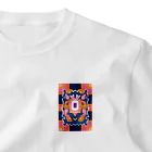 0chDesignの自由世界ー花の呼吸ー ワンポイントTシャツ