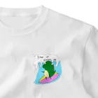 ちょこんとDINO shopのちょこんとDINO T-れっくす　波乗り ワンポイントTシャツ