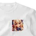 aaammmamのエルフ耳　少女 ワンポイントTシャツ