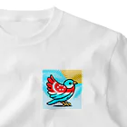 bugisショップの煌めくトロピカルバード🐦️ One Point T-Shirt