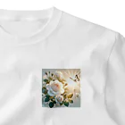 Rパンダ屋の「白薔薇」グッズ ワンポイントTシャツ