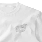 snaggedgorillaのmarbledrockfish  ワンポイントTシャツ