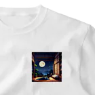 ドット絵グッズ販売の満月の夜 One Point T-Shirt