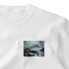 TAKEO SUZUKI / TASKENのTAKEO SUZUKI 現代アートTシャツ「海藻」 ワンポイントTシャツ