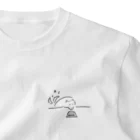 coyachi__の至福のひととき待ち犬 One Point T-Shirt