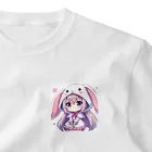 はるちゃん|AIイラスト垢のうさぎ年生まれ うさ美 One Point T-Shirt