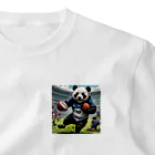 Panda Art Galleryのラグビーパンダ ワンポイントTシャツ