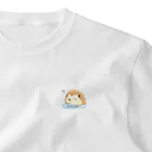 ゆるいずのおねむのハリネズミくん ワンポイントTシャツ